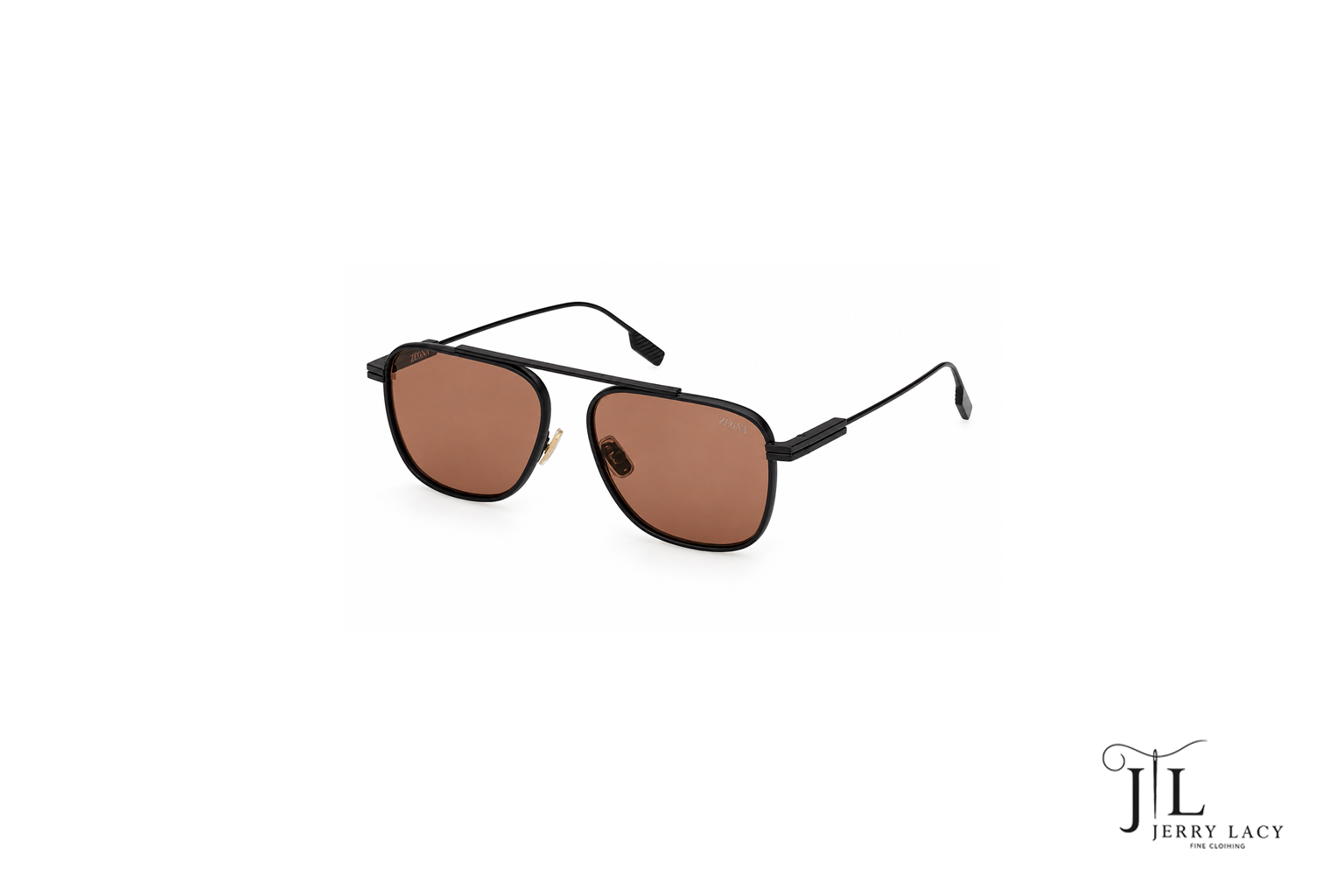 Metal Sunglasses Zegna Matte Black