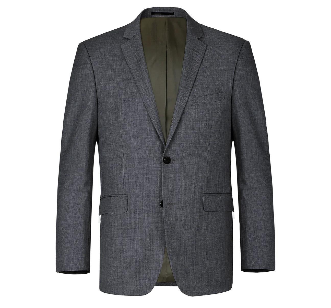 JL Grey Suit Notch Classic Fit Super 140's