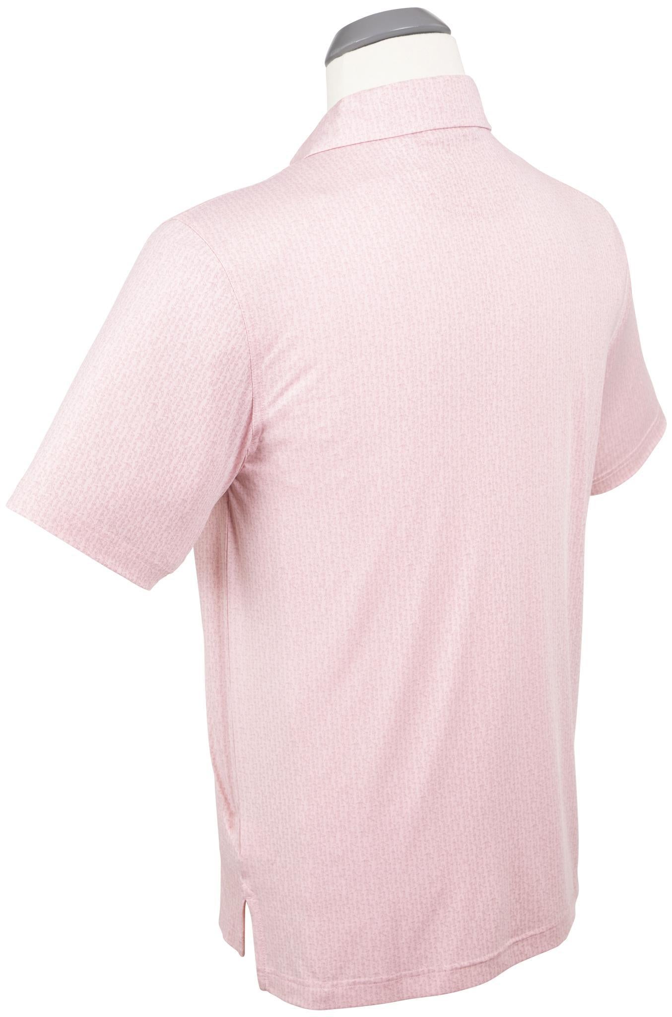 Performance Golfman Print Polo Almond Blossom