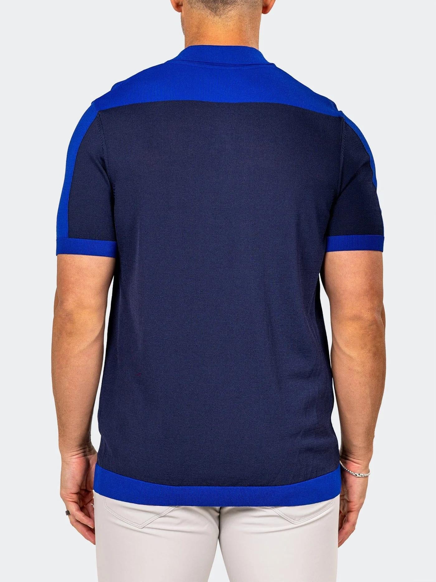 Polo Knitted Marthyr Blue 034