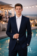 JL New Navy Suit Notch Slim Fit