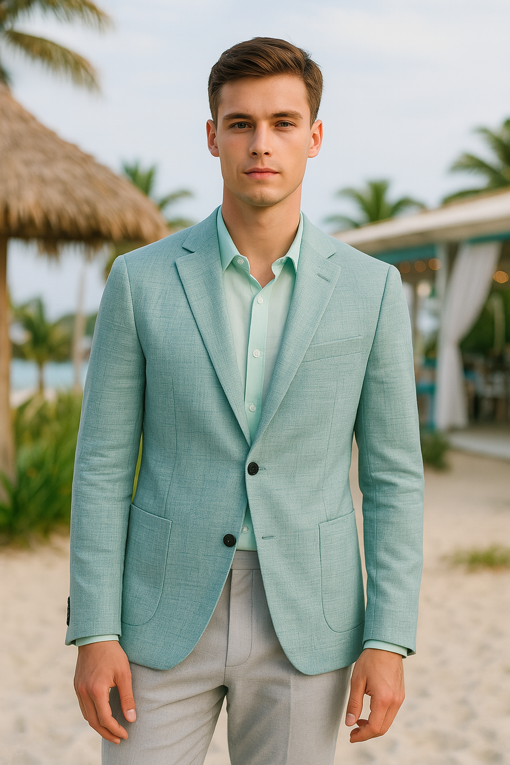 Mint Green Ungaro Sport Coat