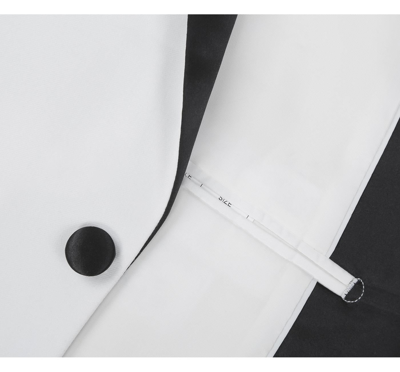 JL Dinner Jacket White/Black
