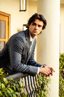 Medium Gray Modern Fit Suit Wool & Cashmere