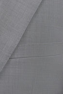 Light Gray Modern Fit Suit Wool & Cashmere