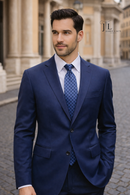 New Navy Suit Slim Fit Guabello Super 150's