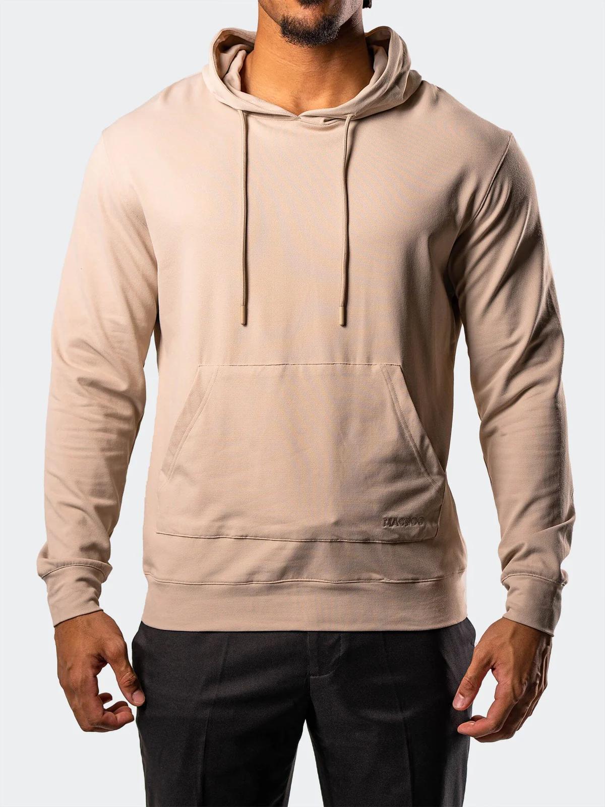 Hoodie Merino20 Brown
