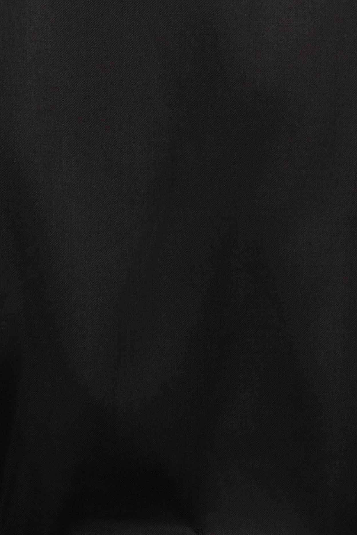 Black Italian Dress Pant Classic Fit Pleat Super 150's