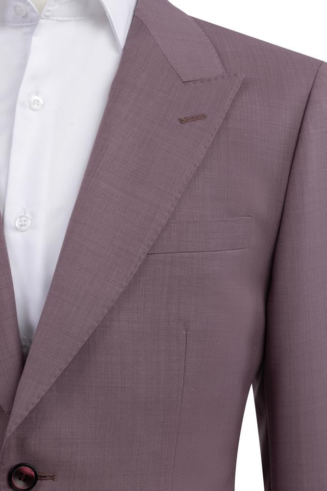 Salmon Modern Fit Suit Notch Lapel