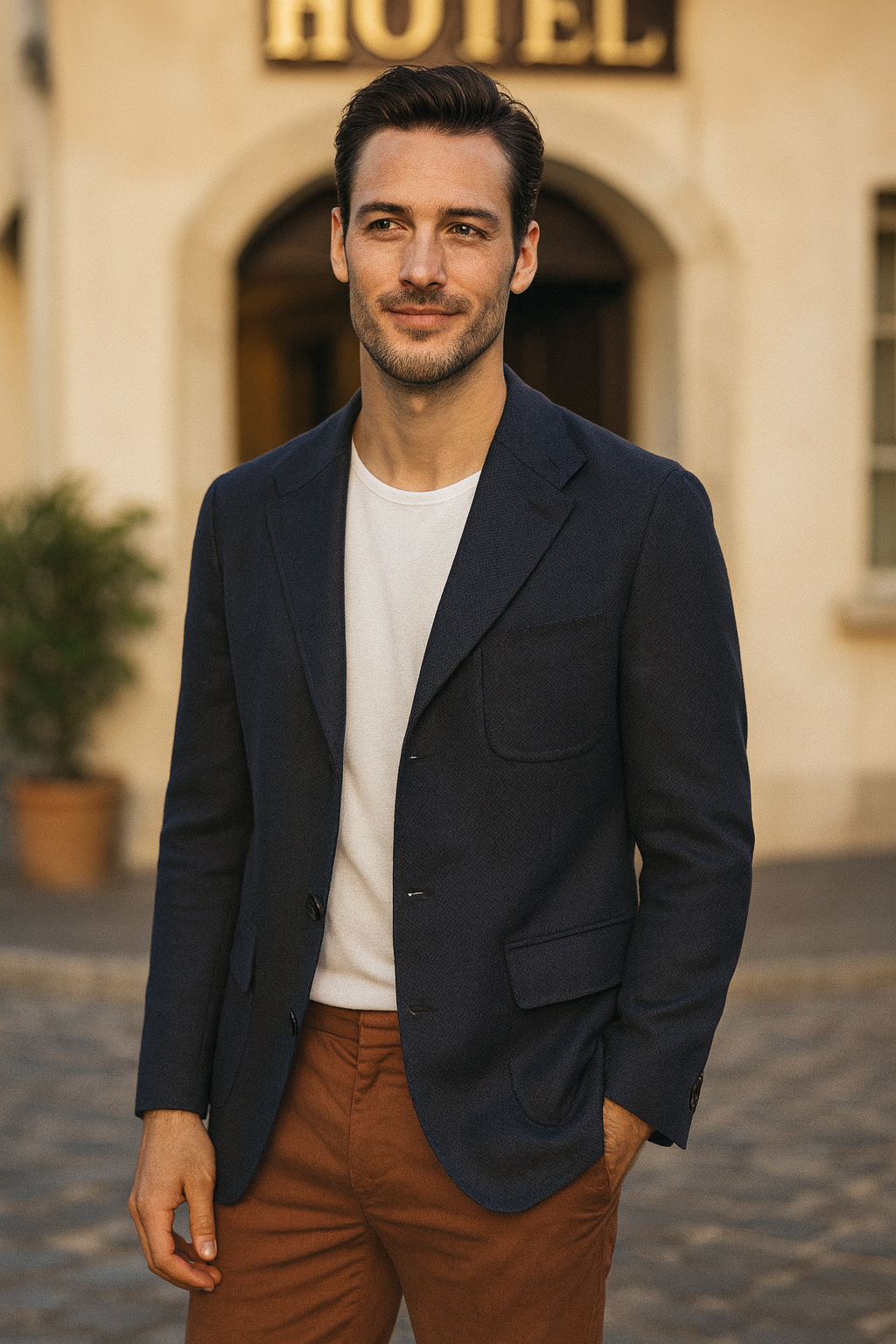 Casual Jacket Bruno Navy