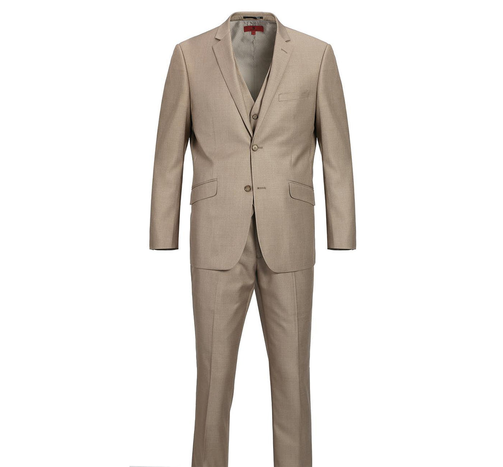 JL Light Brown Slim Suit