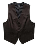 Black Satin Formal Vest