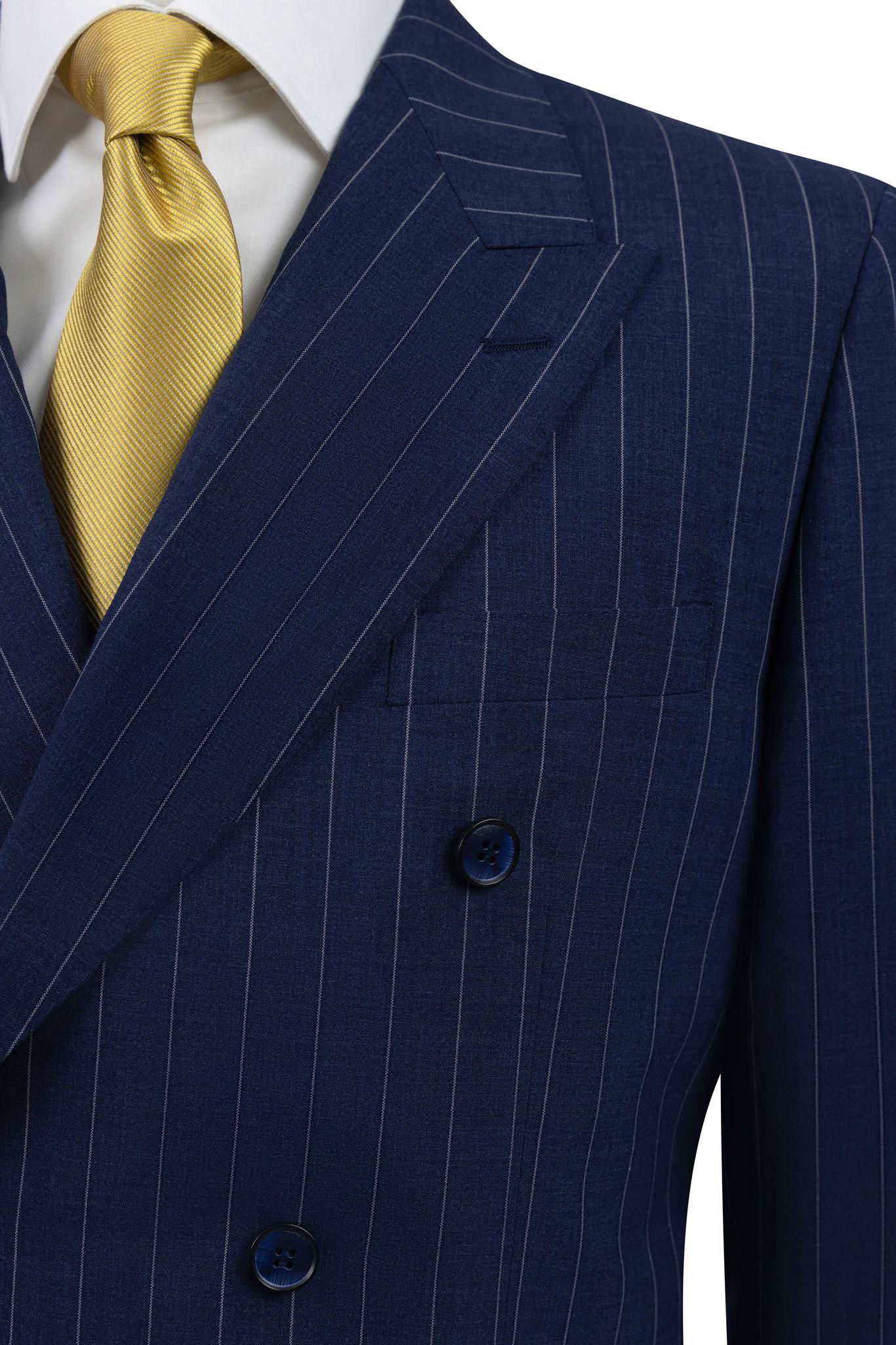 Navy Chalk Stripe Modern Fit Suit