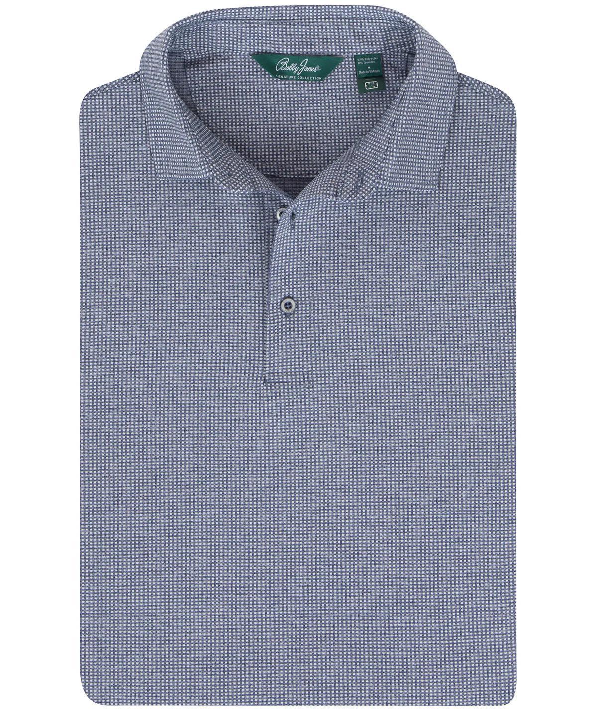 Performance Gingham Jacquard Polo Carnation