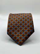 Brown Silk Satin NeckTie Geoff