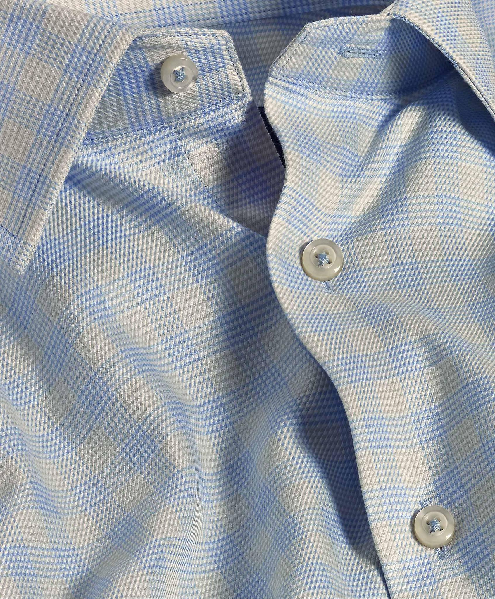 Sky & Pistachio Check Dress Shirt