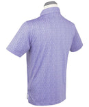Performance Coral Reef Print Polo Lavender