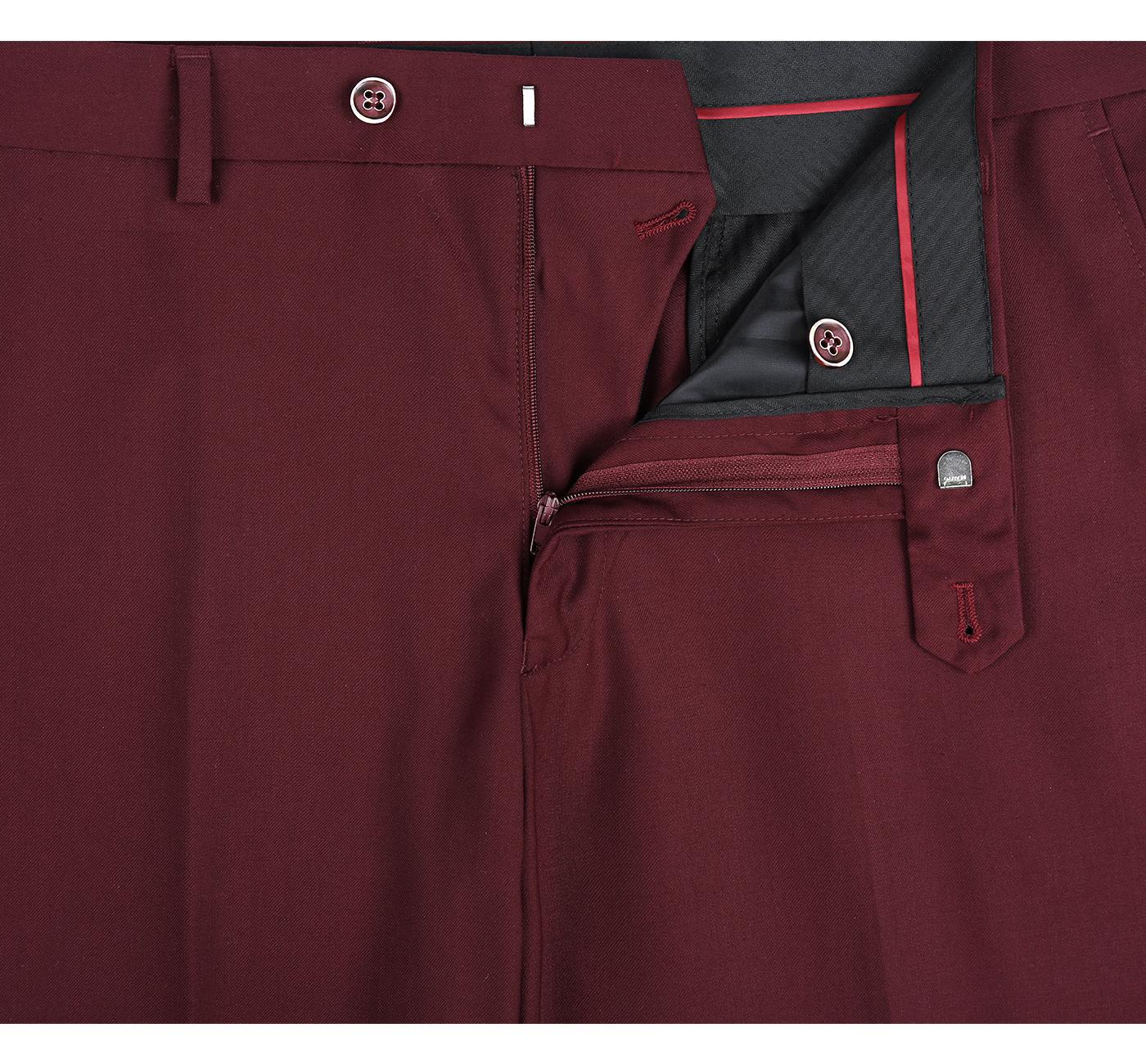 JL Burgundy Suit Slim Fit