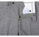 JL Suit Light Grey Notch Classic Fit Super 140's