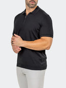 Polo Knitted Marthyr Black 026