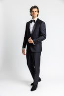 Black Tuxedo Peak Slim Fit