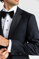 Black Tuxedo Notch Classic Fit Super 150's