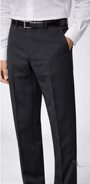 Charcoal Italian Dress Pant Modern Fit Super 150's Twill
