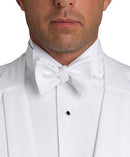 White Pique Self-tie Bow Tie
