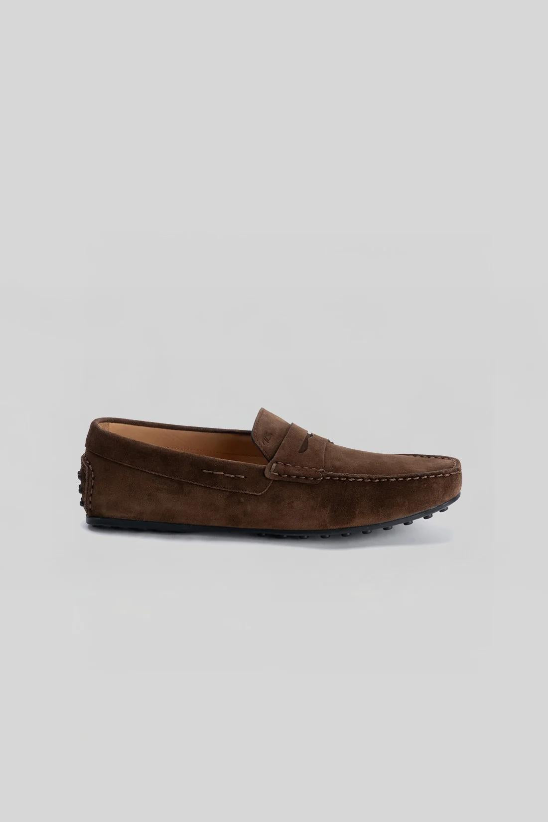 Conor Suede Driver Tobacco