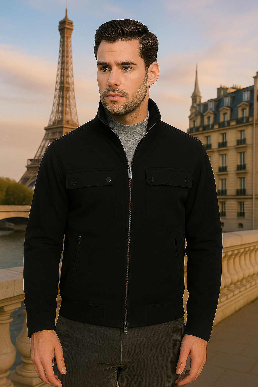 Casual Jacket Cosmo Black