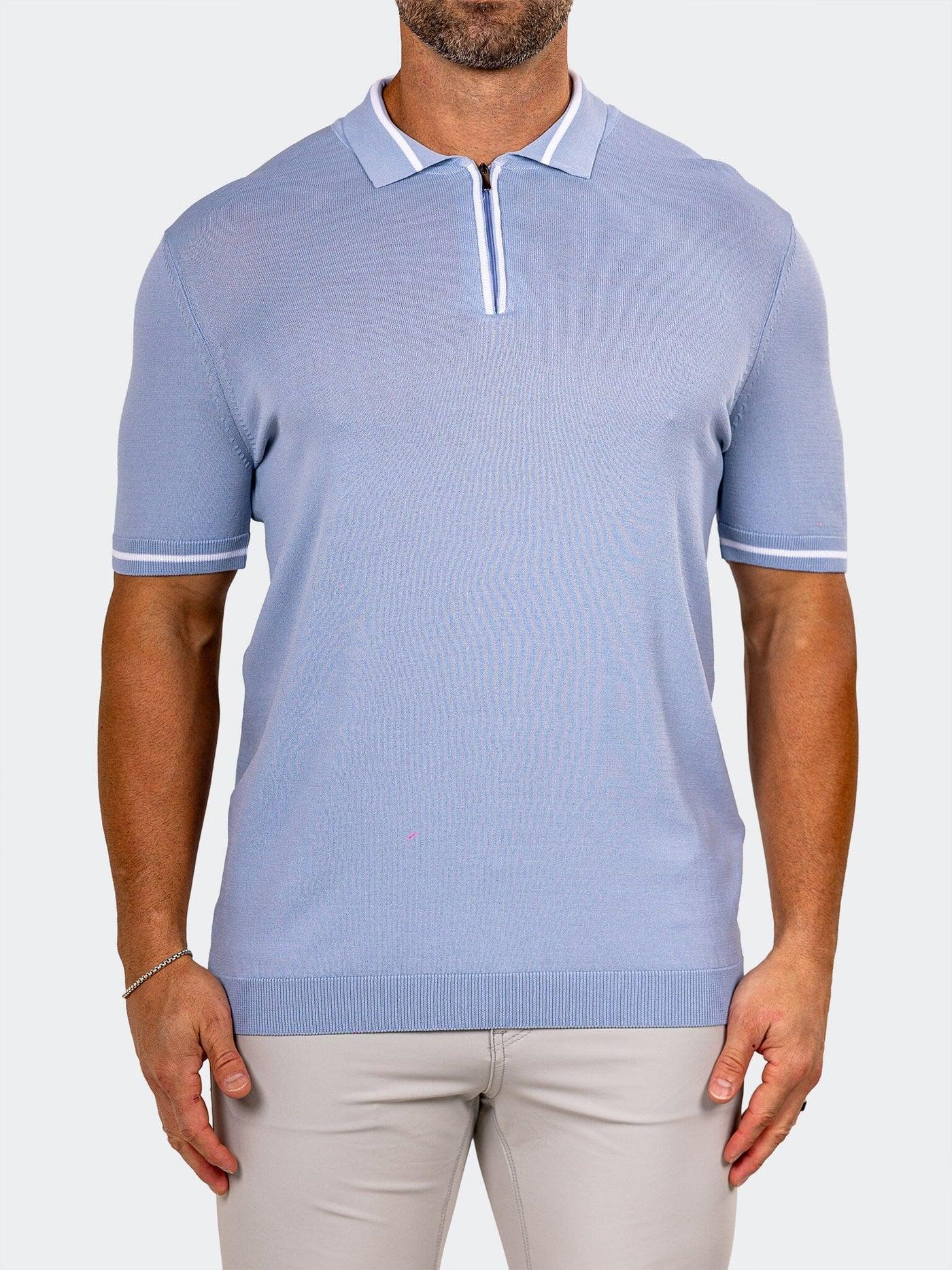 Polo Knitted Marthyr Blue 029