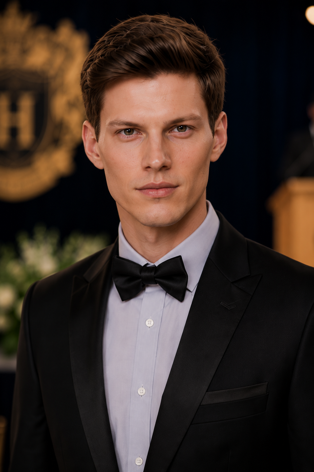 JL Black Tux Notch Slim Fit