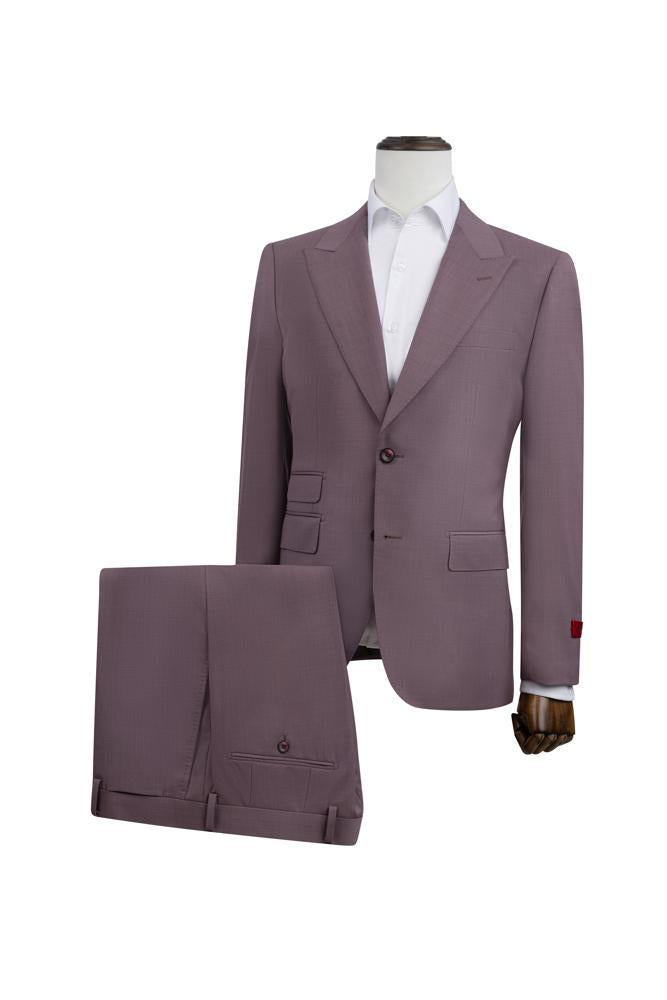 Salmon Modern Fit Suit Notch Lapel