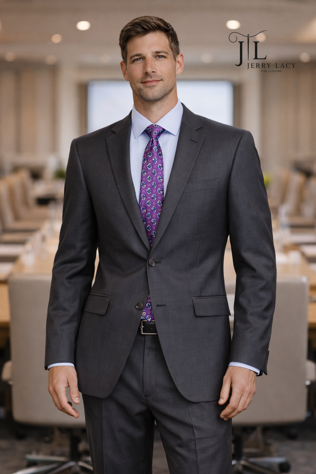 JL Gray Classic Suit