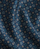 Navy Micro Geometric Print Sport Shirt