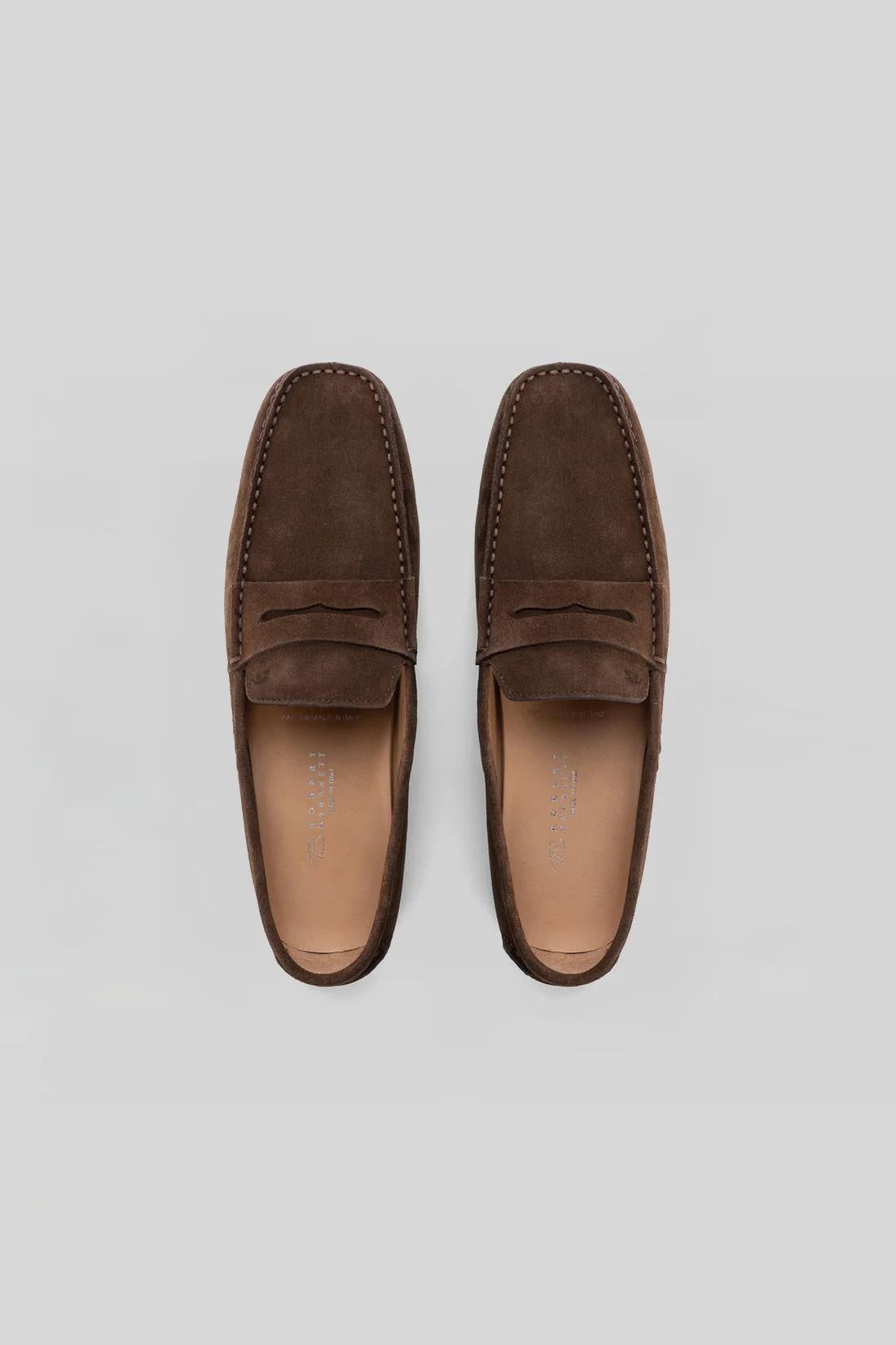 Conor Suede Driver Tobacco