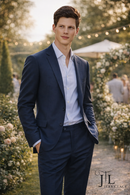 JL Midnight Navy Suit Notch Slim Fit