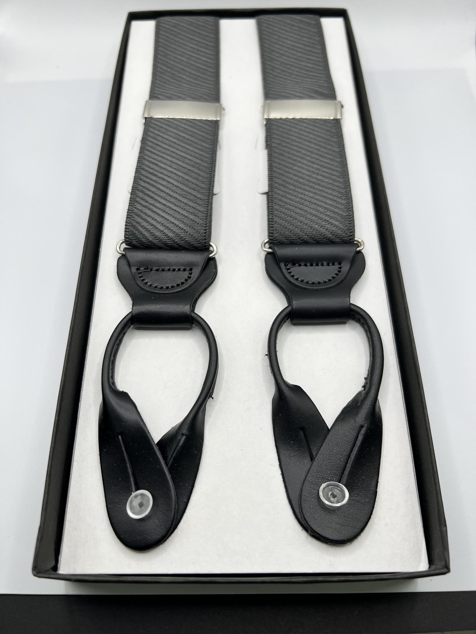 Gray Suspenders Edward Armah