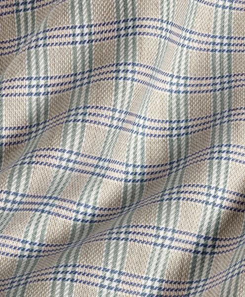 Sage Check Cashmere Blend Sport Shirt