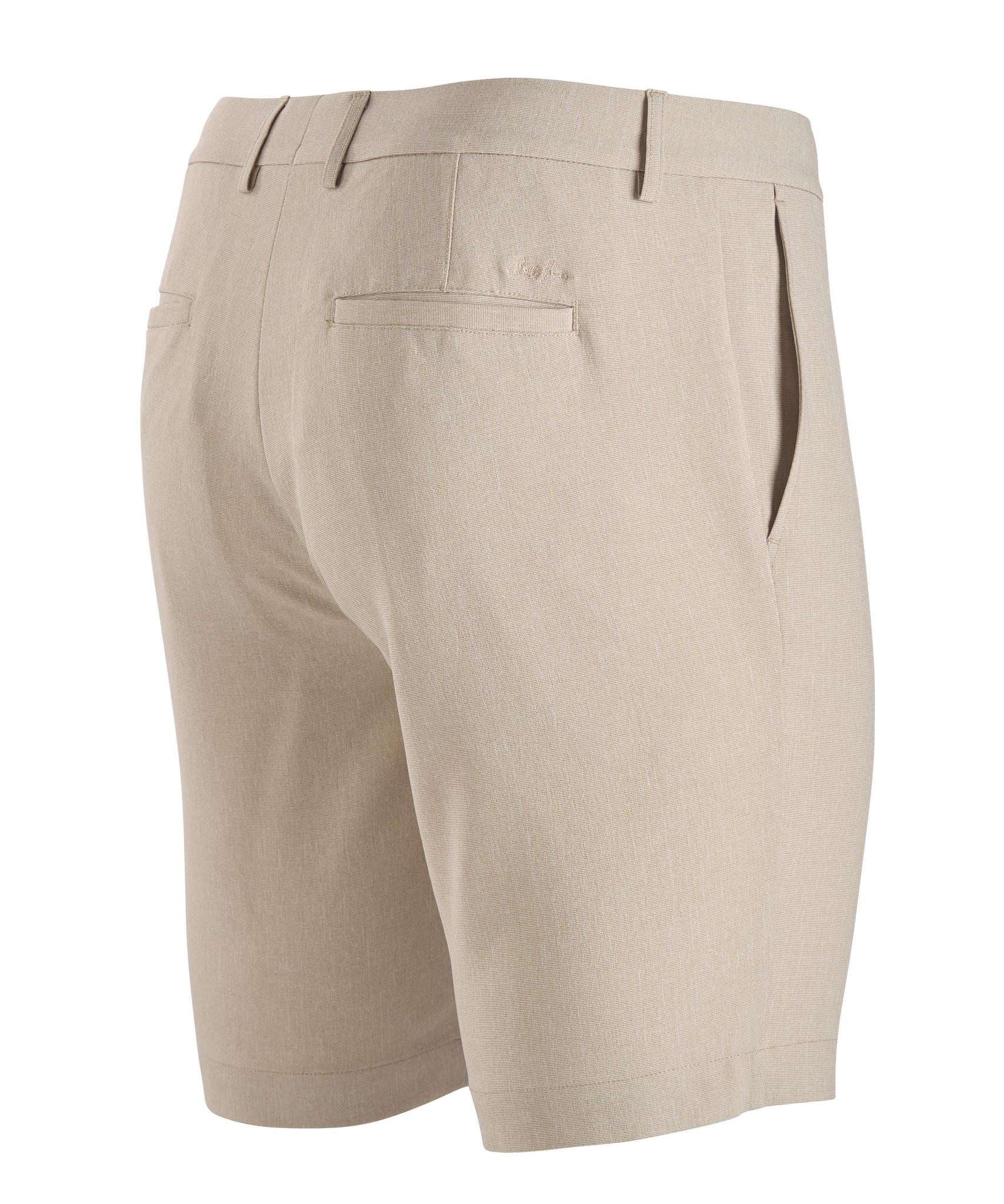Performance Stretch Heather Shorts Khaki