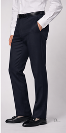 Midnight Navy Italian Dress Pant Modern Fit Super 150's