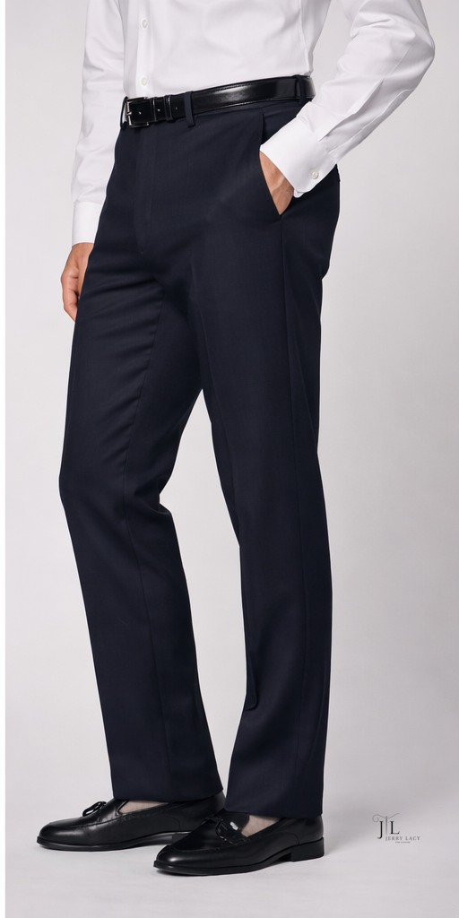 Midnight Navy Italian Dress Pant Modern Fit Super 150's