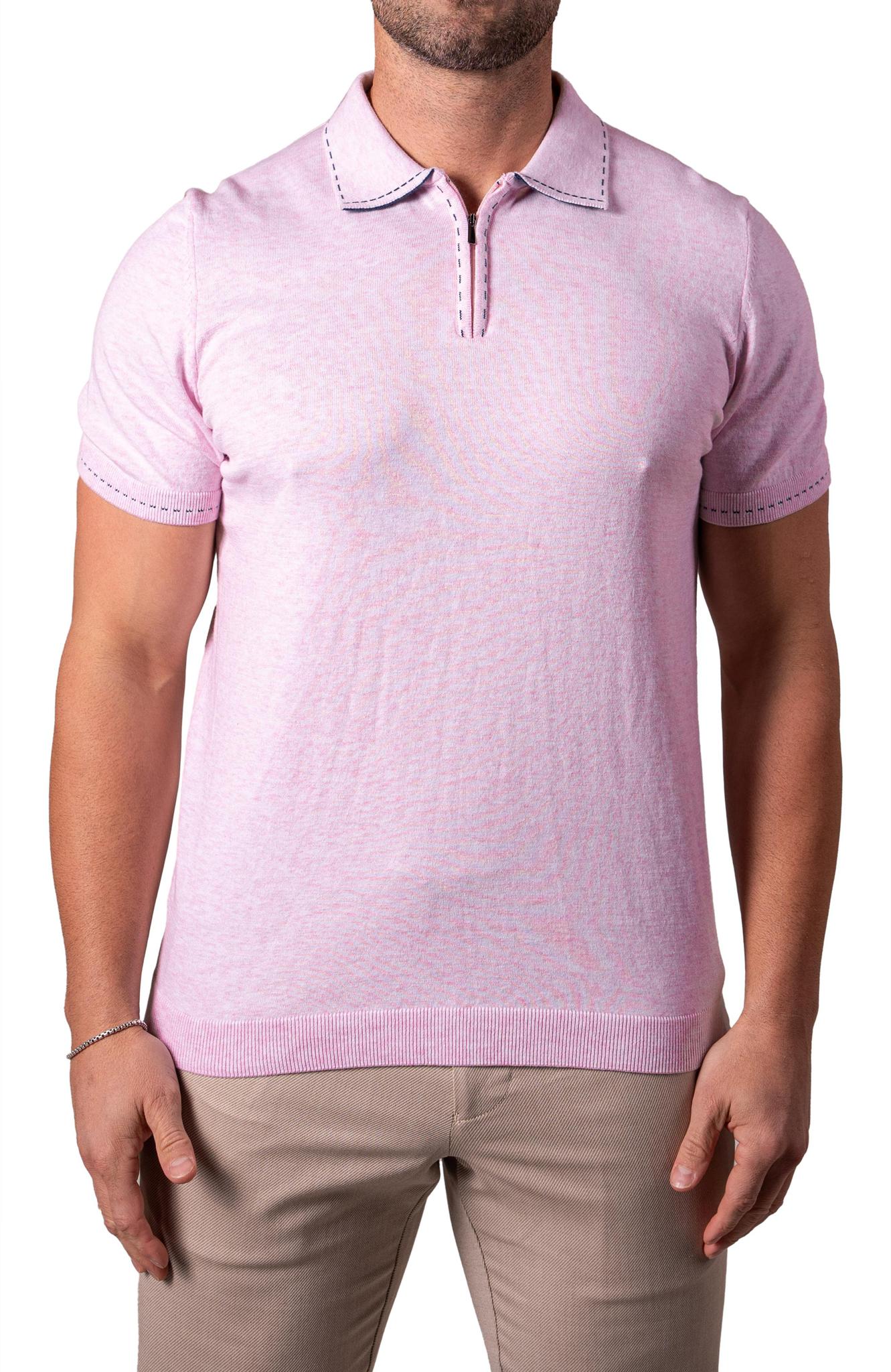 Polo ZipSoft Pink
