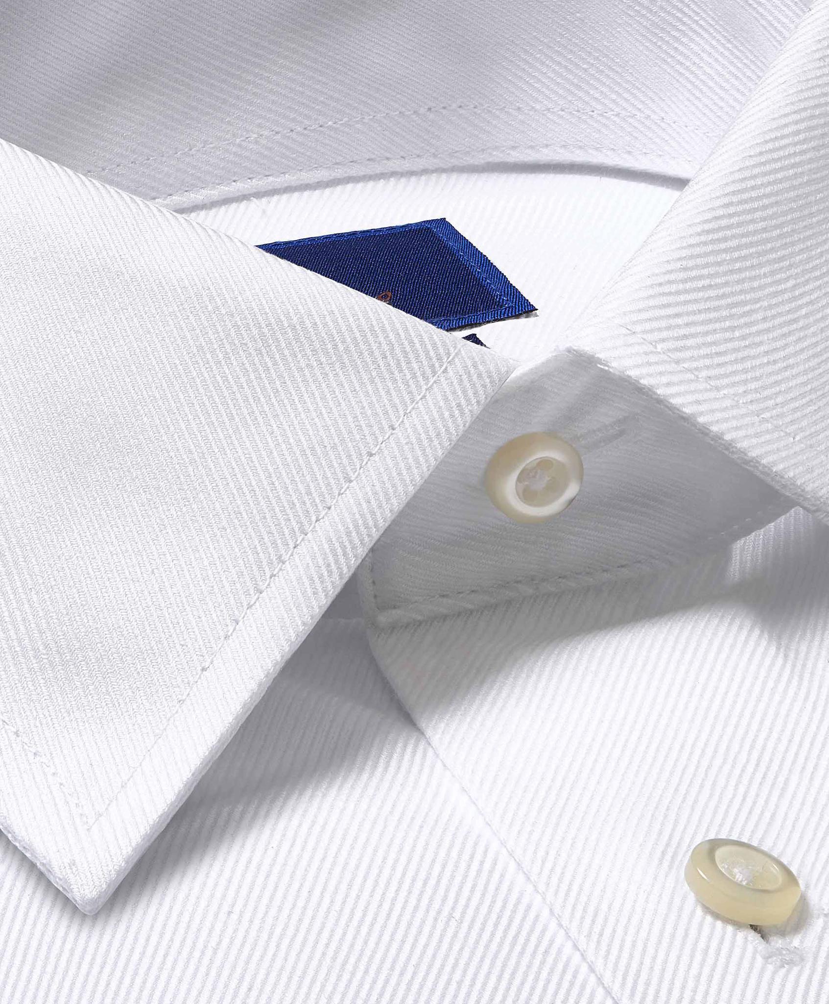 White Non-Iron Dress Shirt Trim Fit