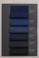 Blue Check Suit Modern Fit Super 110's