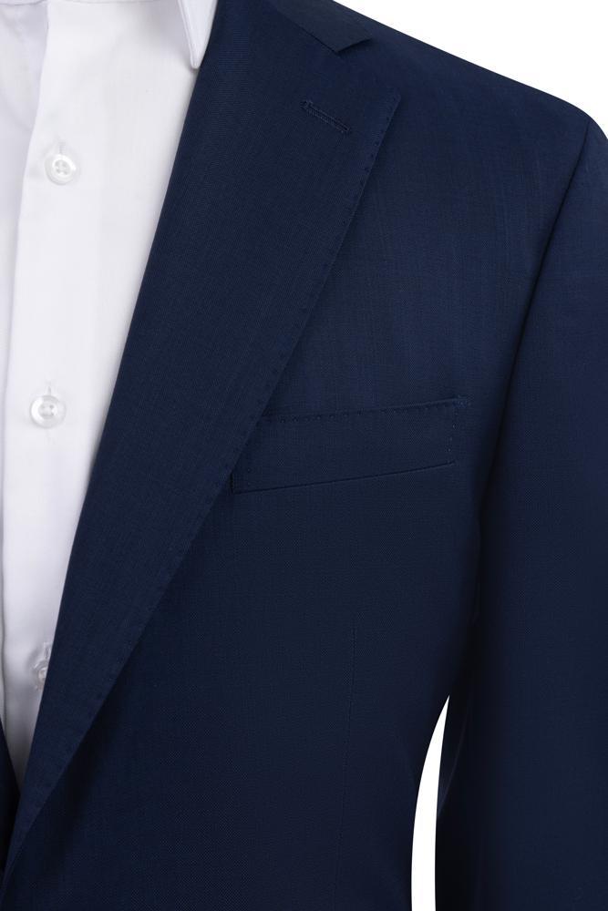 Italian Blue Fancy Suit Cloth by Zegna