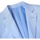 JL Blue Linen Suit Classic Fit