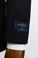 Italian Black Suit Cloth by Zegna