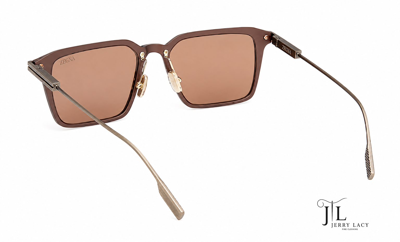 Aluminium Sunglasses Zegna Matte Pale Gold