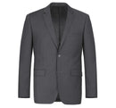JL Dark Grey Suit Notch Classic Fit Extra Long